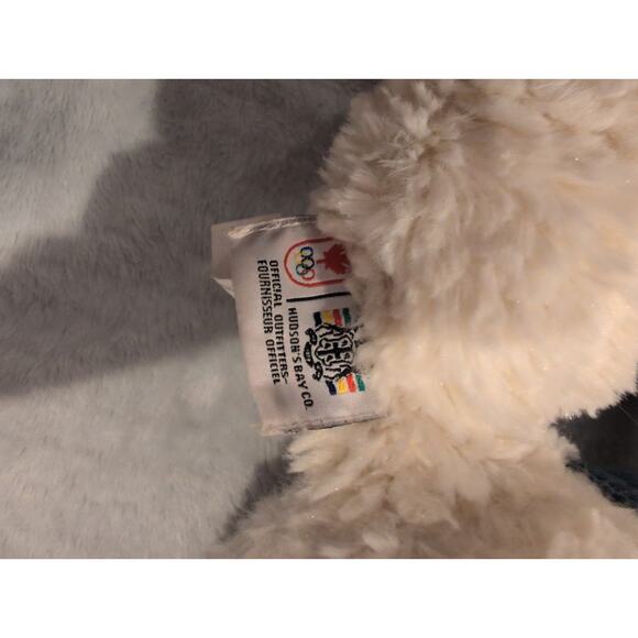 Hudson’s Bay Canada Olympic Team Bear Plush 2012 Denim Jacket Collectible - Picture 4 of 5
